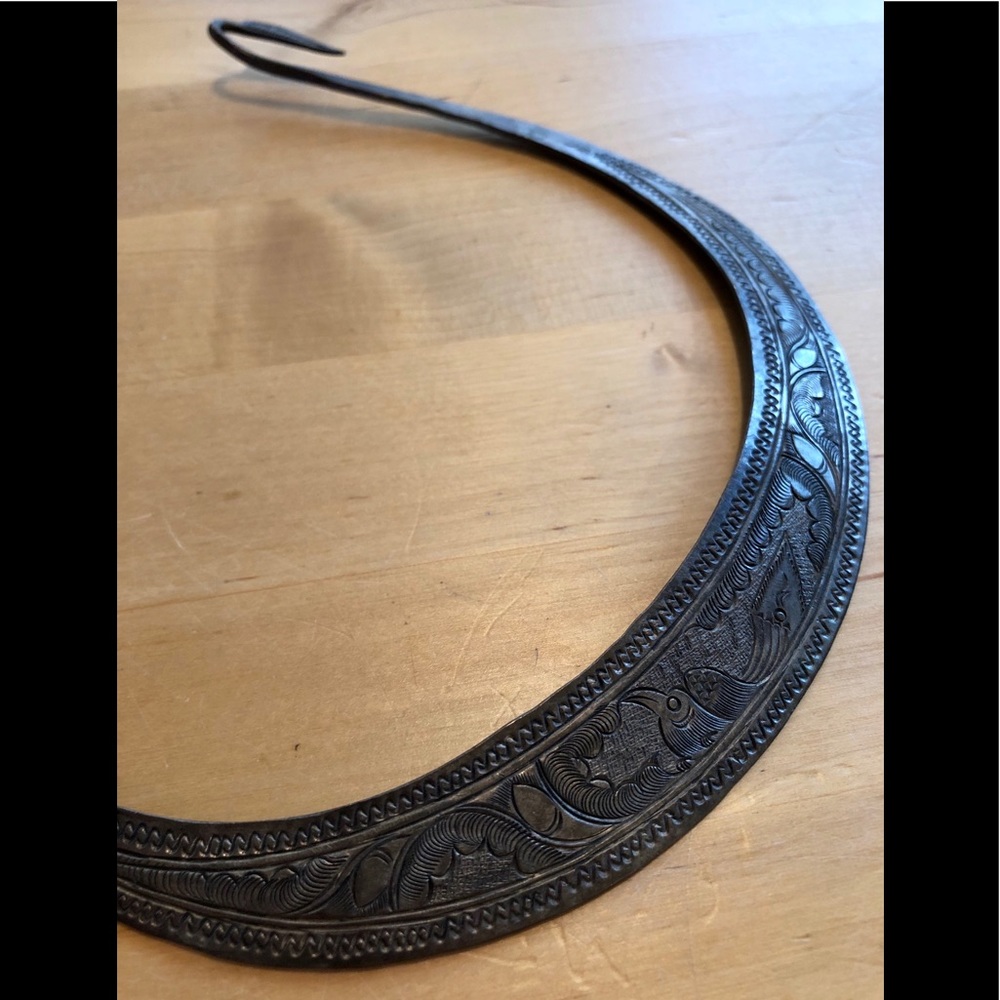 Collar Necklace Silver Boho Vintage - Picture 3 of 4
